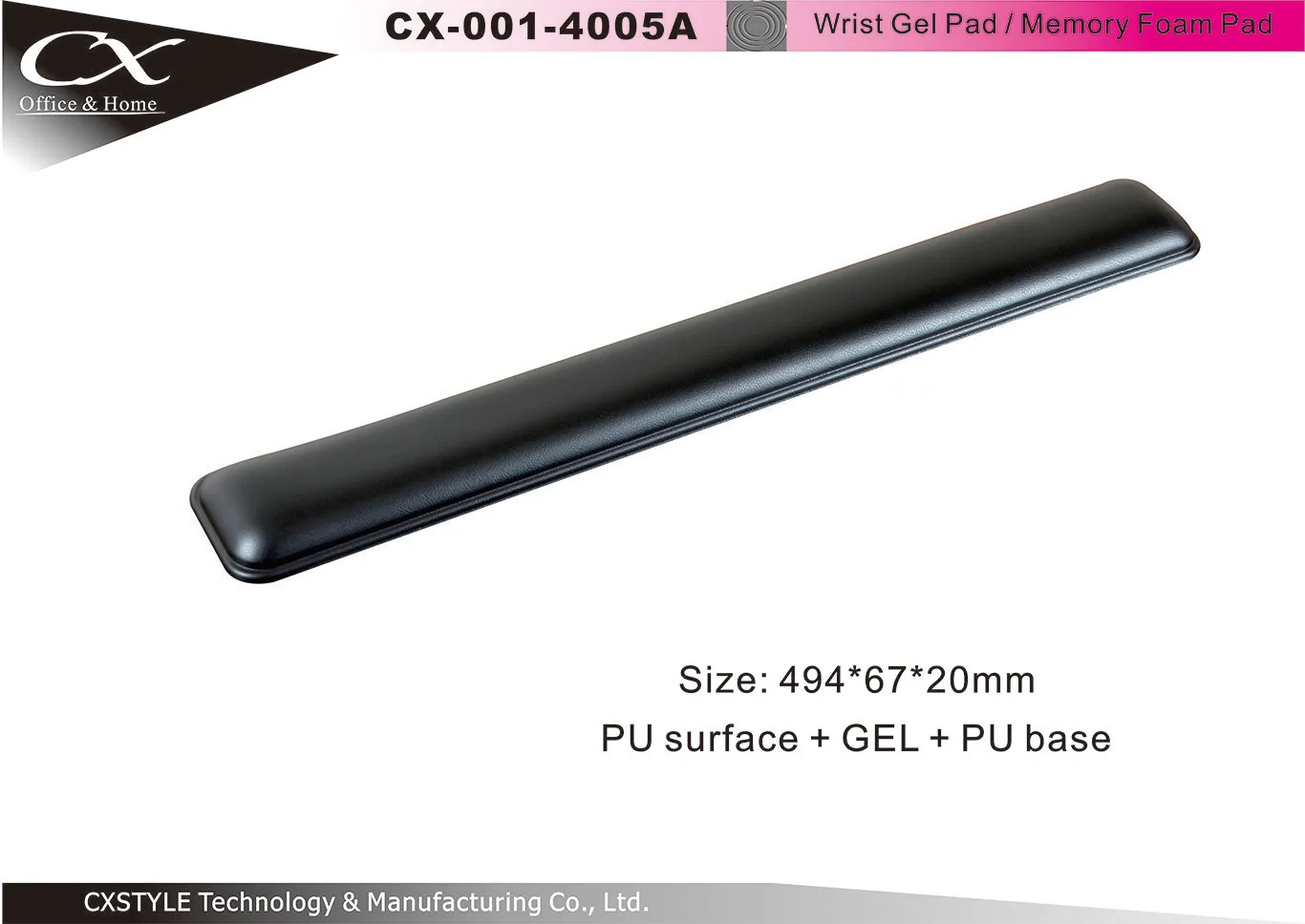 PU Memory Foam pad, PU GEL pad, Keyboard GEL pad Taiwan 4005A