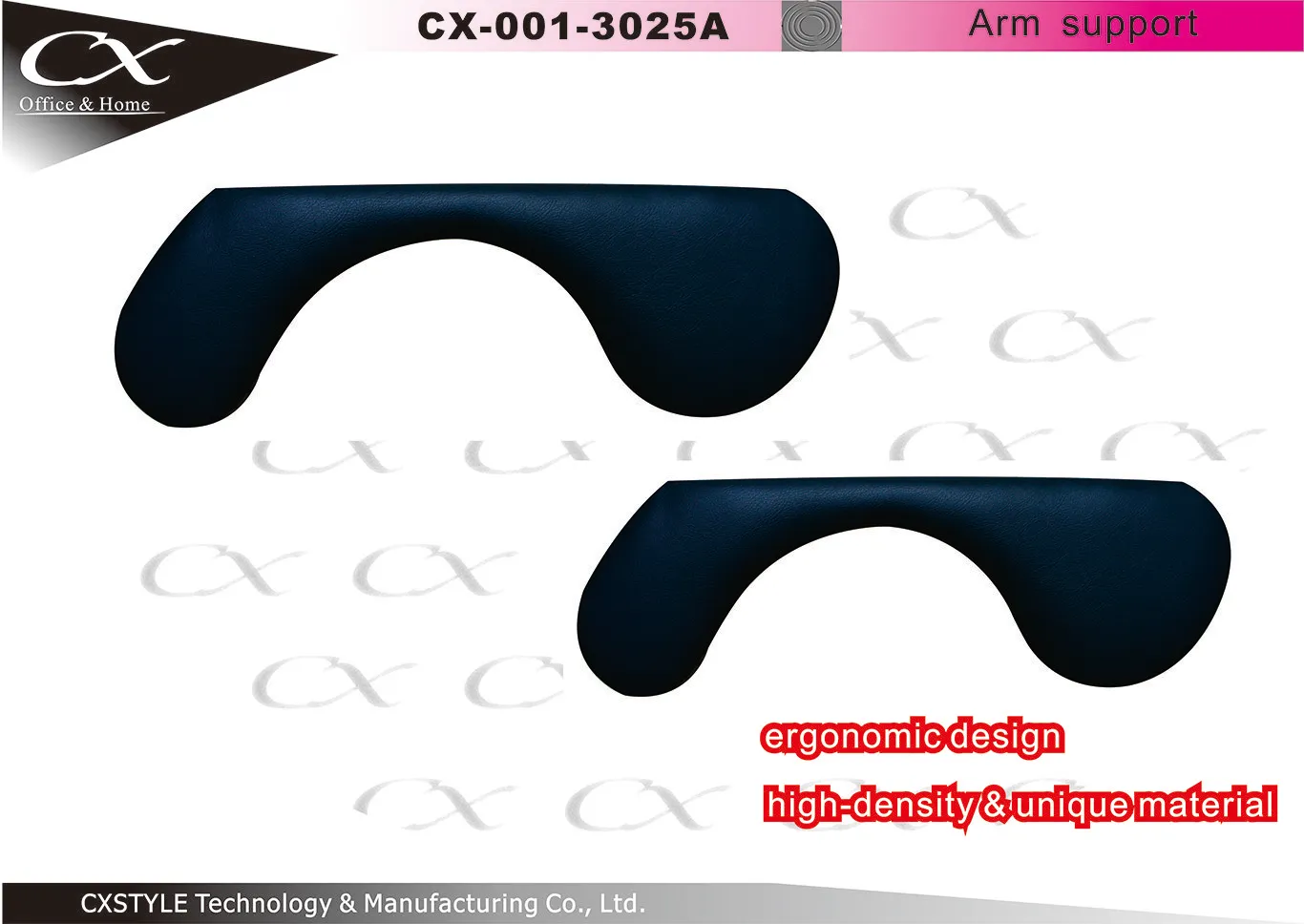 Office Armrest with Gel Wrist Pad – CX-3025A