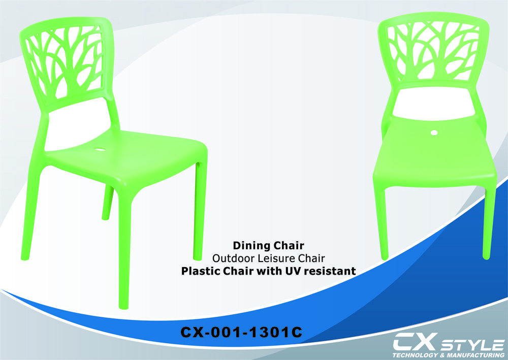 Plastic chair with UV resistant Taiwan 1301C